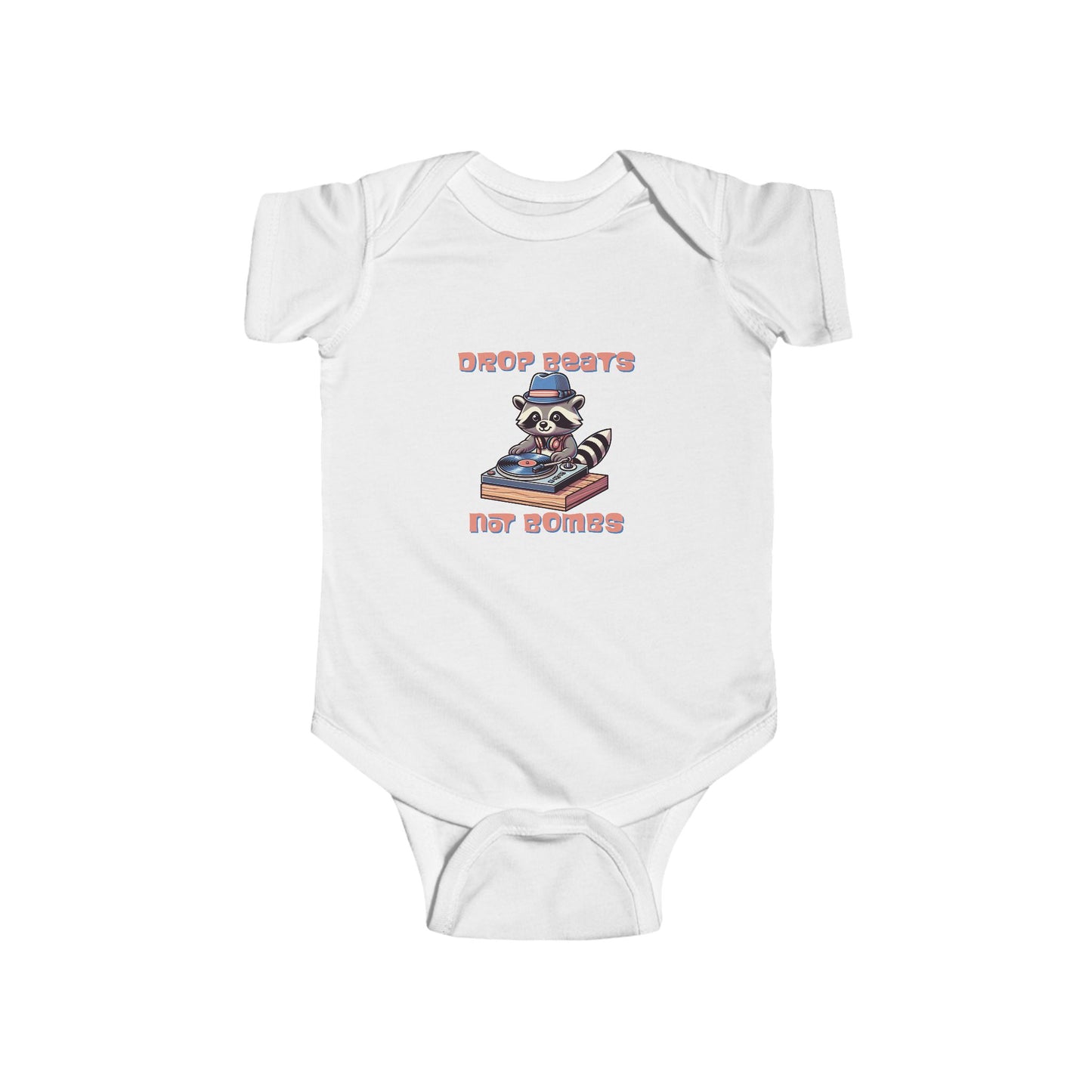 "Beats Not Bombs" Peace Infant Bodysuit