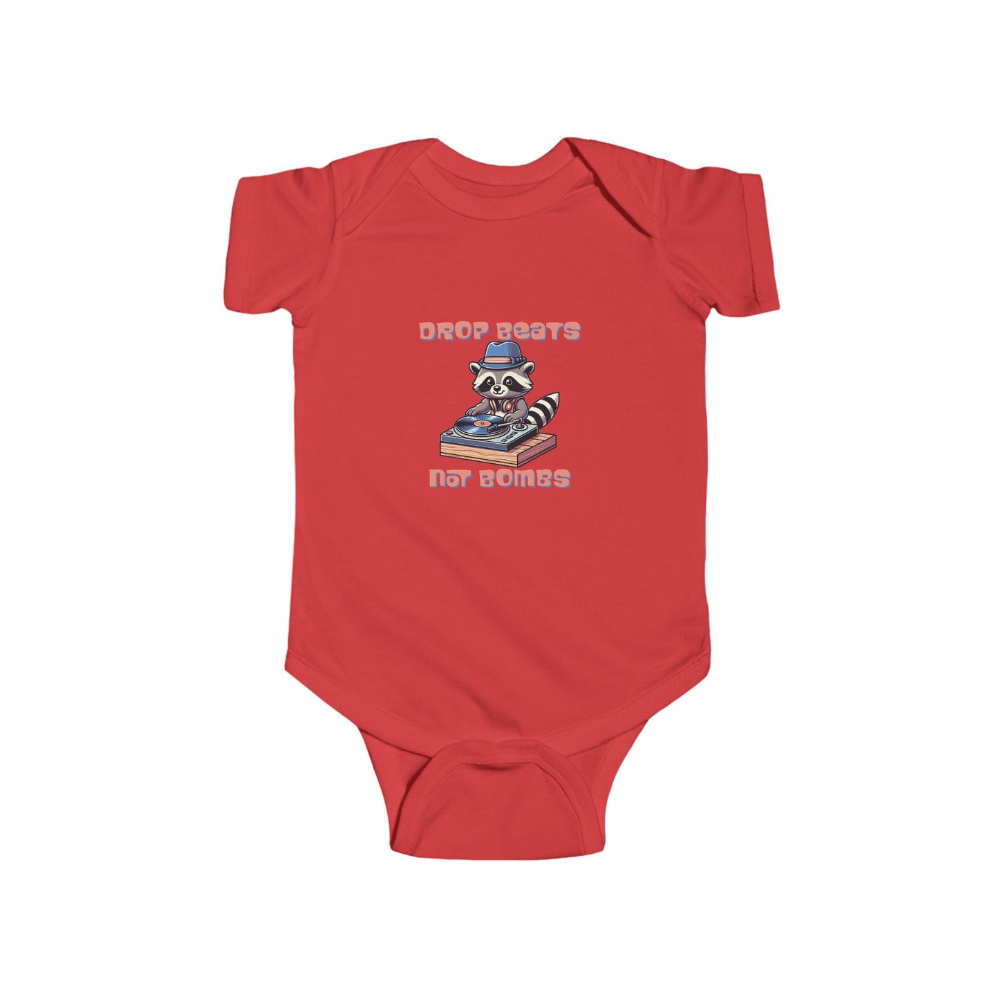 "Beats Not Bombs" Peace Infant Bodysuit