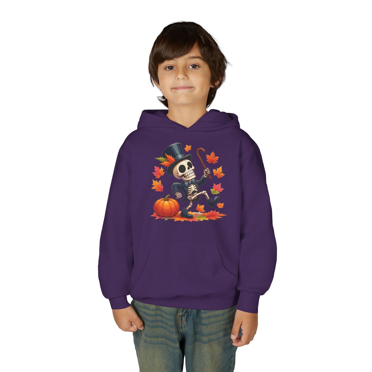 Snazzy Skeleton Youth Hoodie