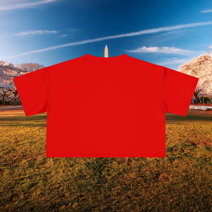 Psychedelic Wizard's Player Women's Crop Tee