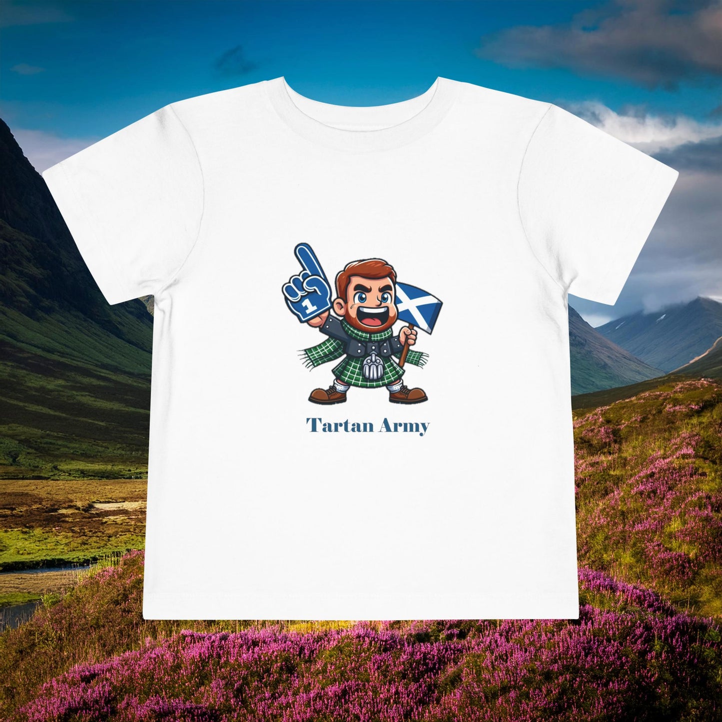 Scotland Tartan Army Toddler Tee
