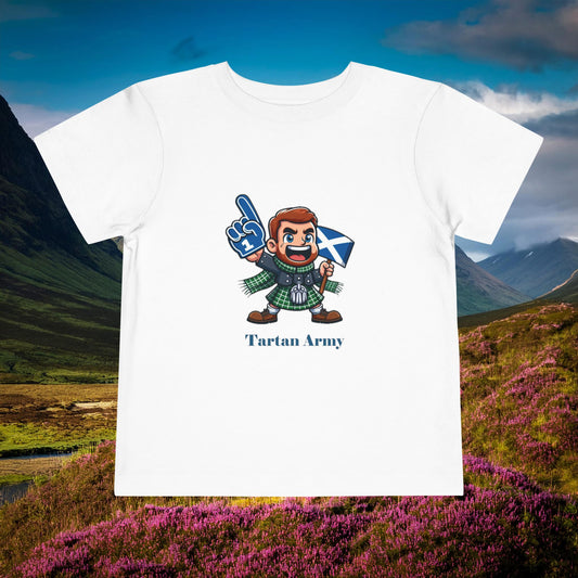 Scotland Tartan Army Toddler Tee