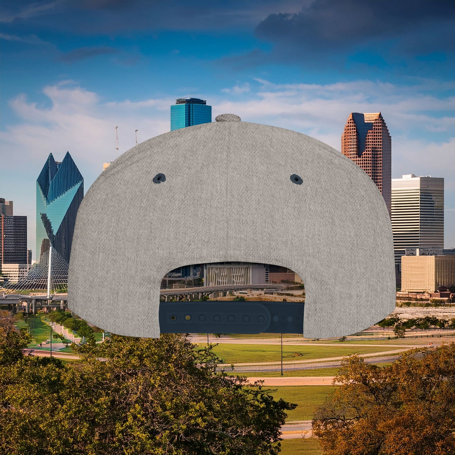 Dallas D Flat Bill Snapback with Star