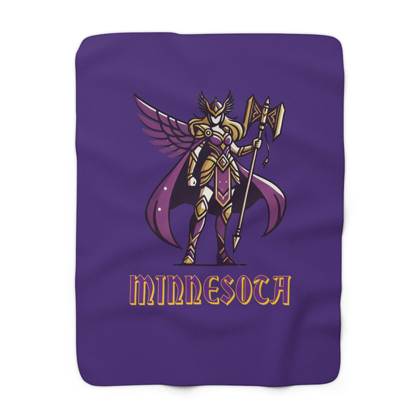 Viking Valkyrie Sherpa Fleece Blanket