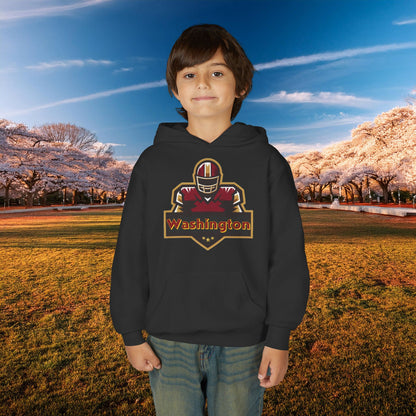 Washington Football Player Logo Youth Hoodie