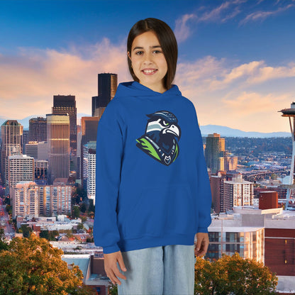 Seattle Football Crest Youth Hoodie