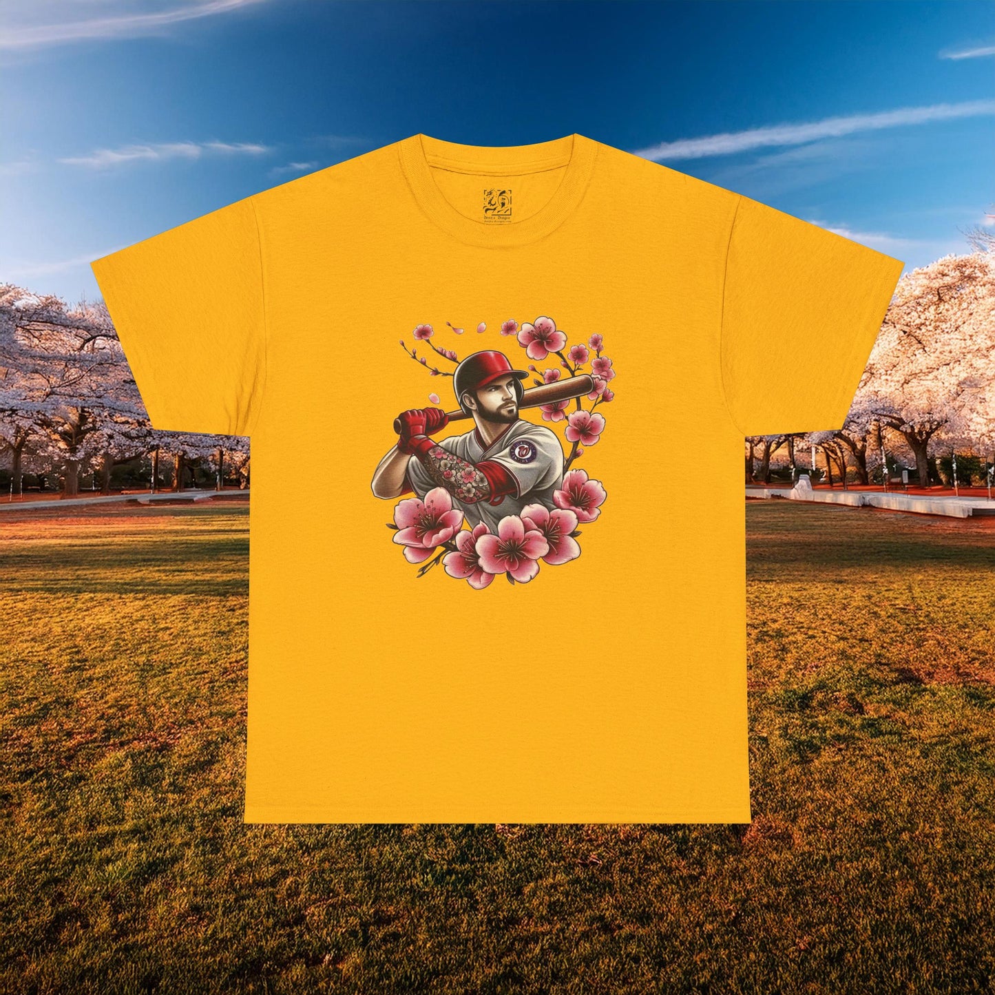 Washington Baseball Cherry Blossom Tee