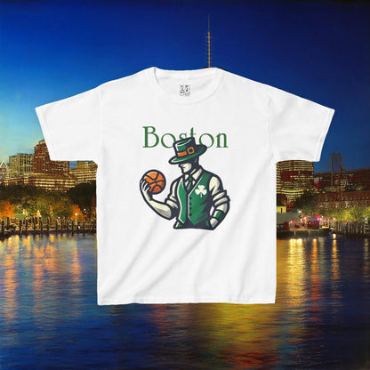 Boston Basketball Kids Tee