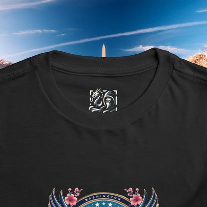 Washington Cherry Blossom Design Toddler Tee