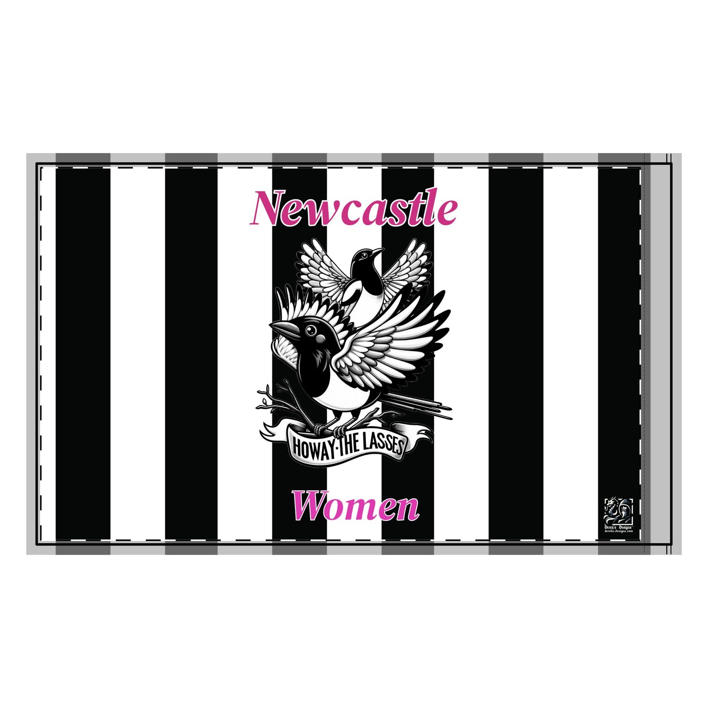 Newcastle United Women Double-Sided Flag