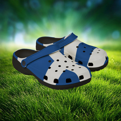 The Greek Flag Foam Clogs