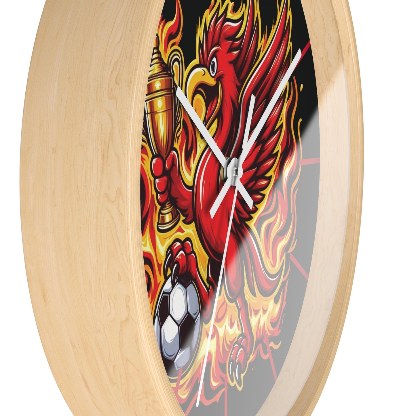 Liverpool Flames Wall Clock