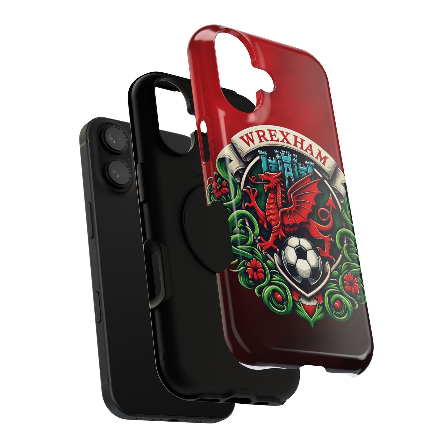 Wrexham Crest Impact-Resistant Cases