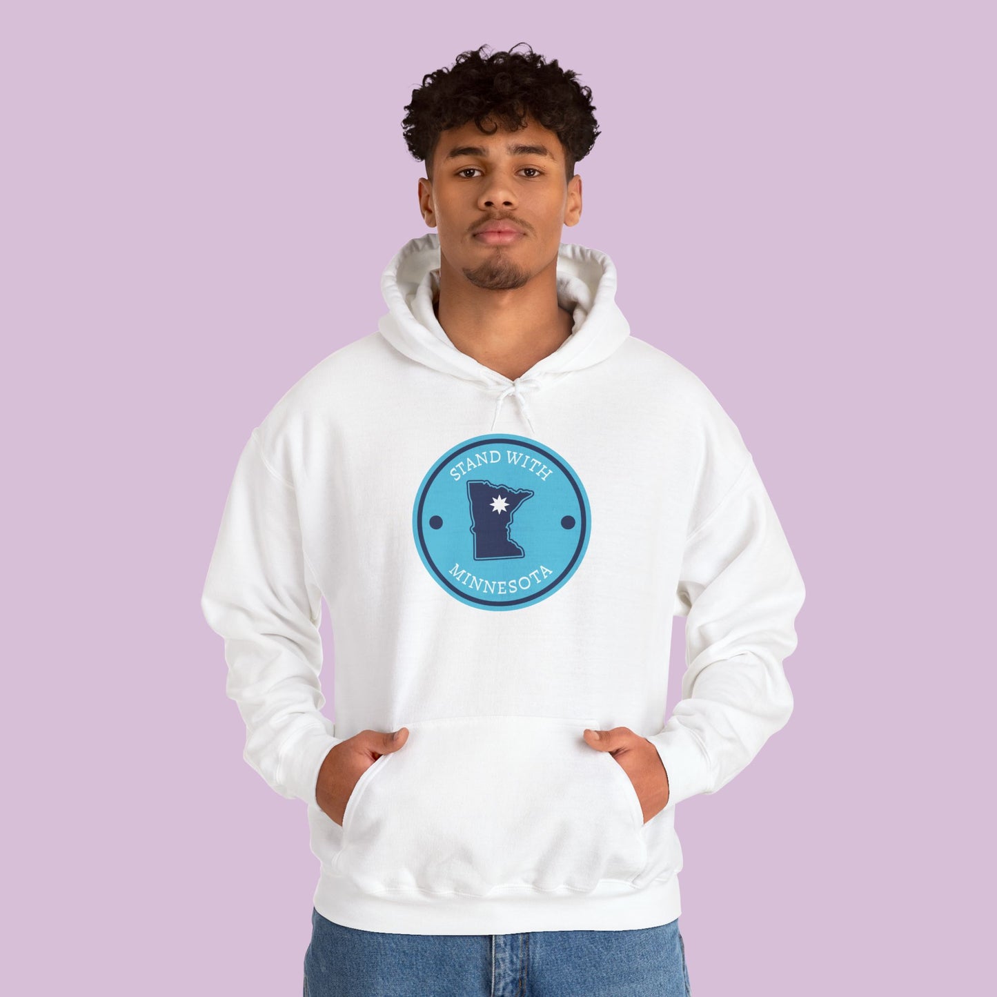 Stand With Minnesota Logo Hoodie