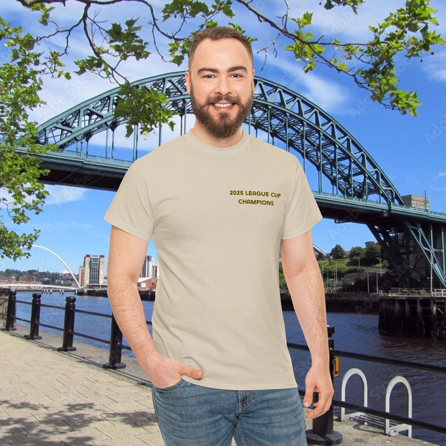Newcastle Cup Champions Crest Tee