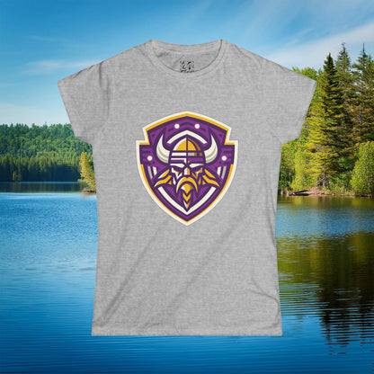 Minnesota Football Logo Women's Softstyle Tee