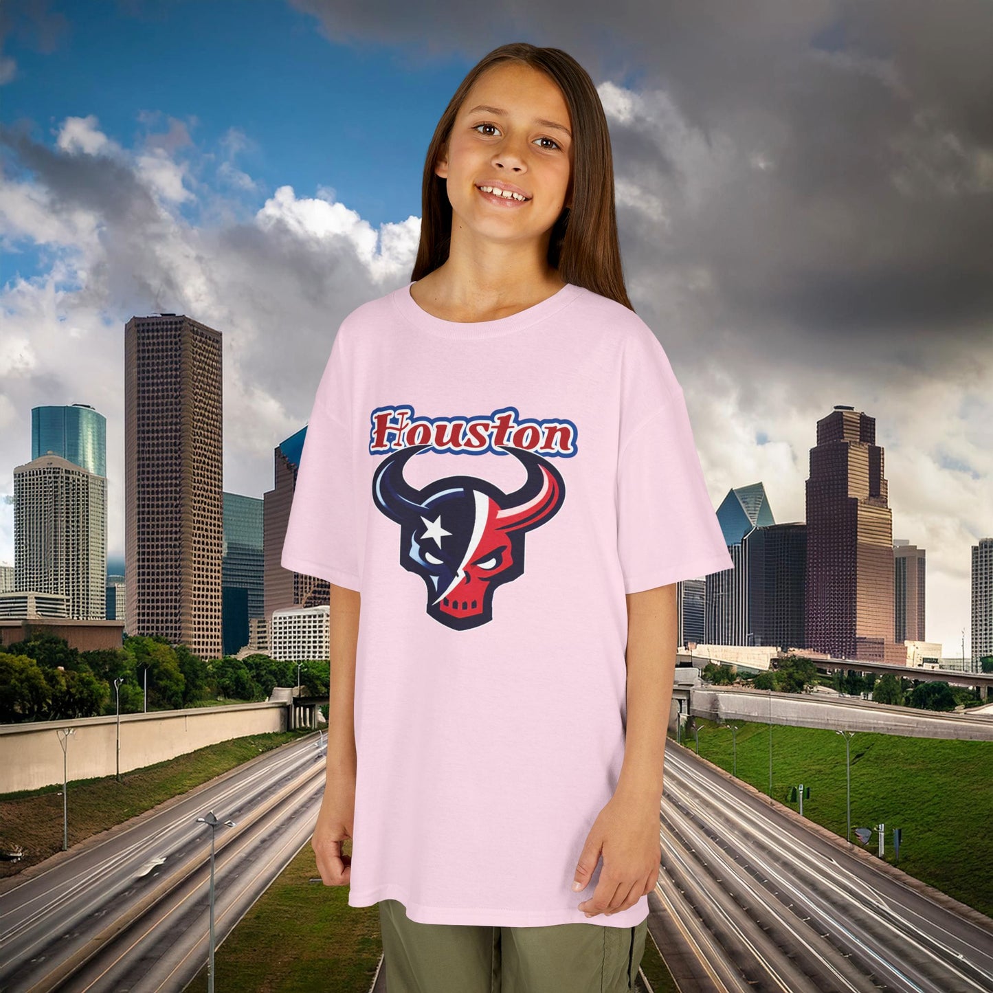 Houston Skull Kids Tee