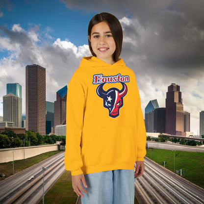 Houston Skull Youth Hoodie
