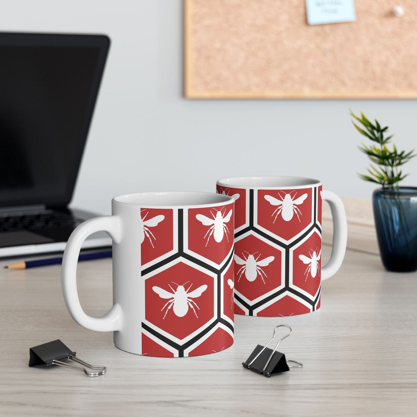 Honeycomb Ceramic Mug (11oz/15oz)