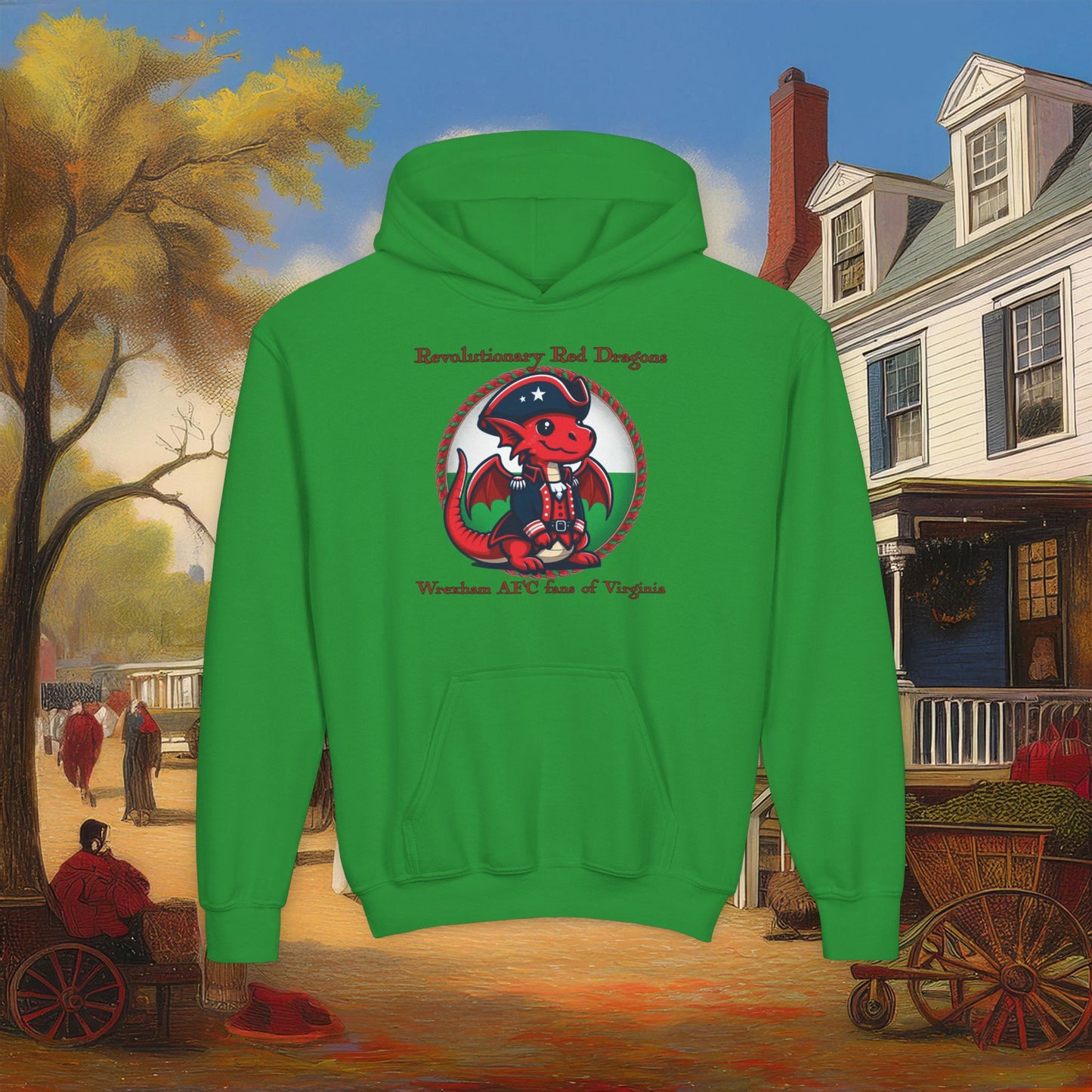 Mini Revolutionary Red Dragons Youth Hoodie