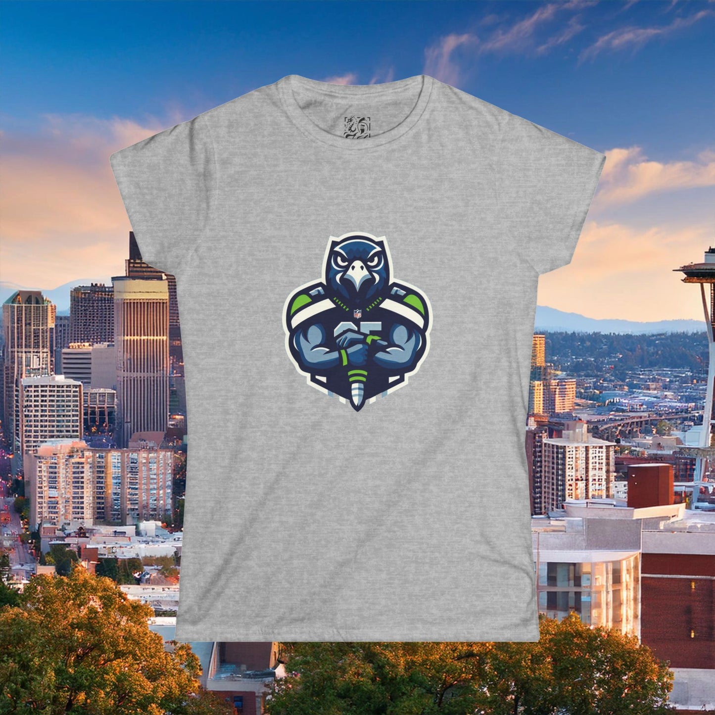 Seattle Football Player Women's Softstyle Tee