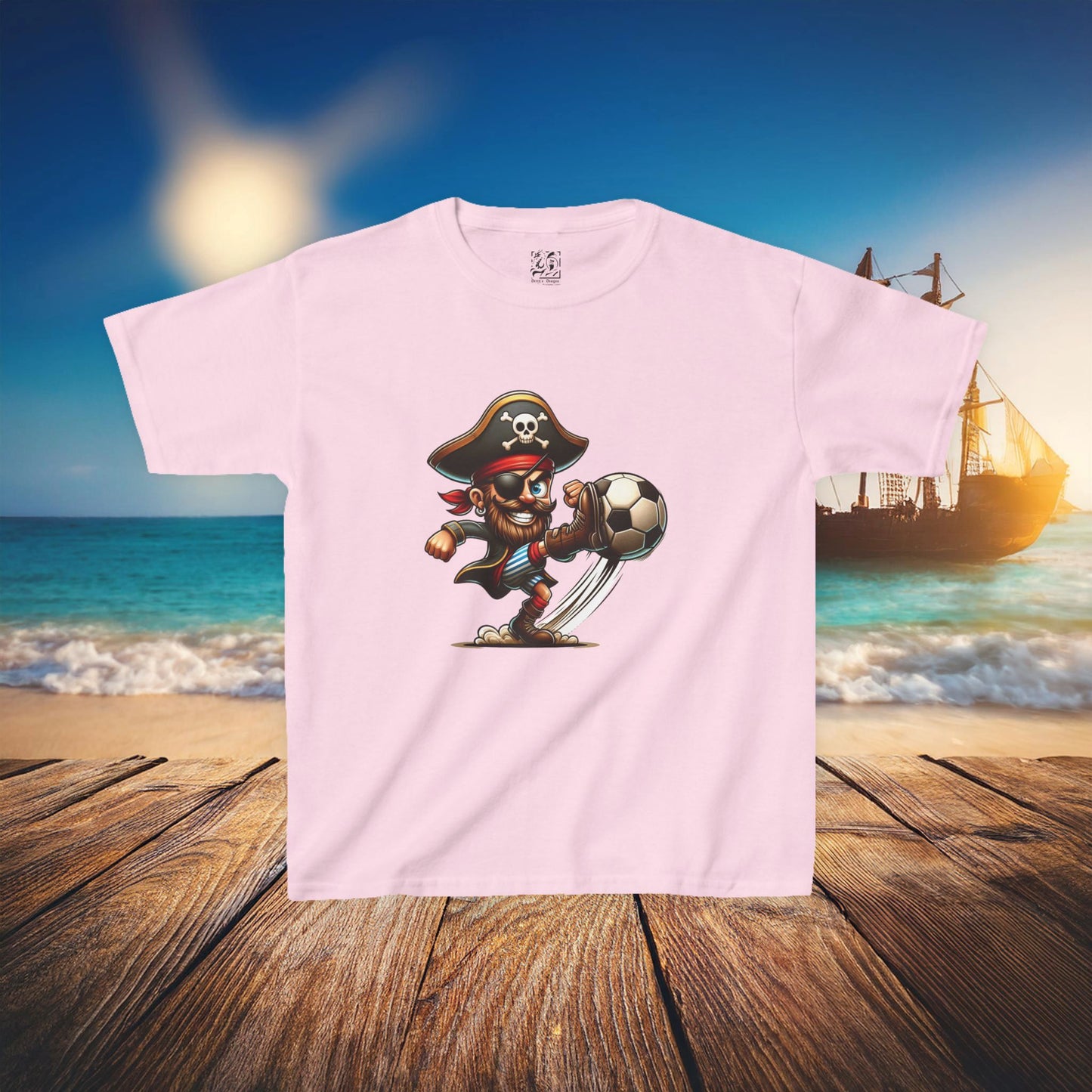 St Pauli Pirate Soccer Kids Tee