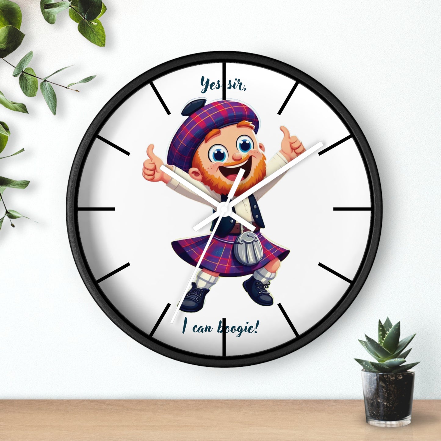 Scotland Can Boogie Wall Clock