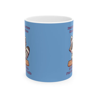 Raccoon Coffee Ceramic Mug (11oz/15oz)