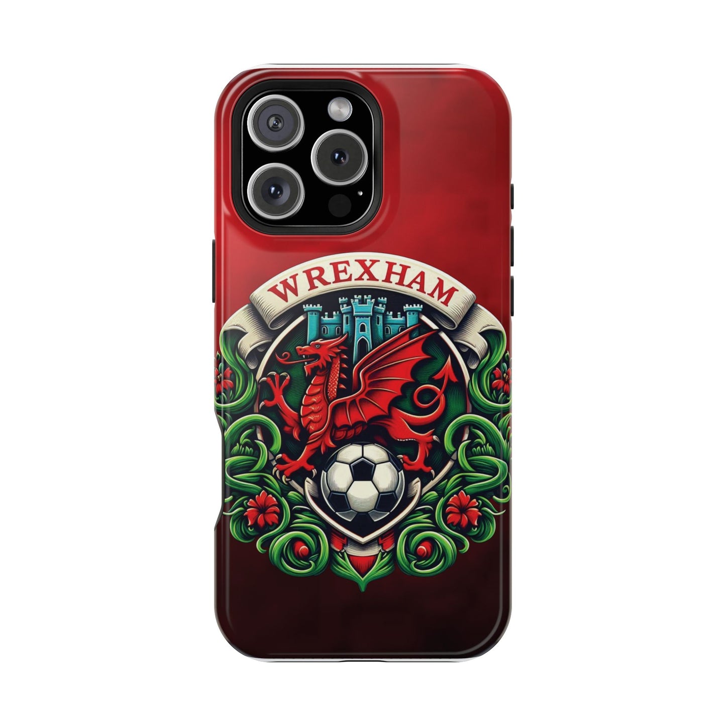 Wrexham Crest Impact-Resistant Cases
