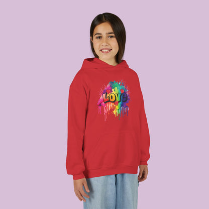Love Color Bomb Youth Hoodie
