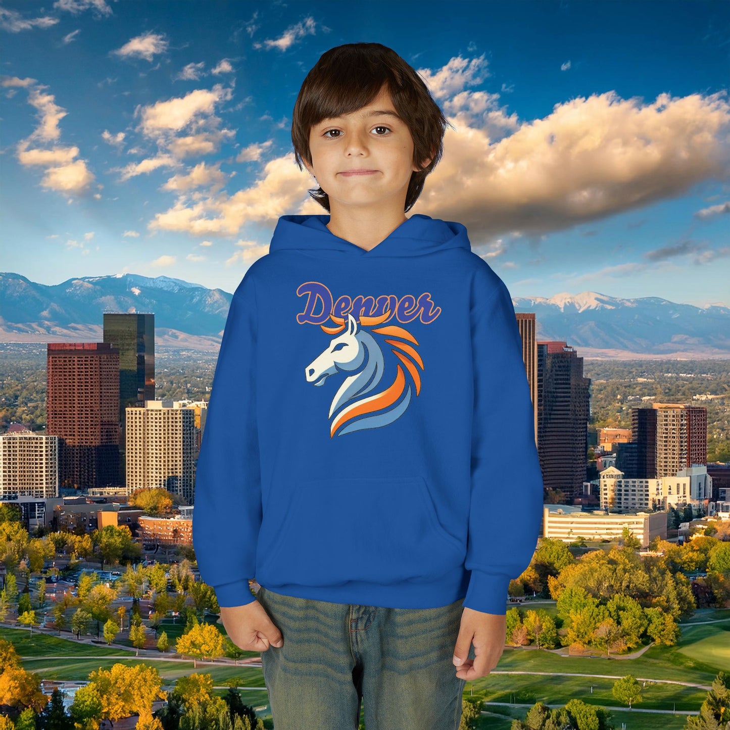 Bronco Youth Hoodie