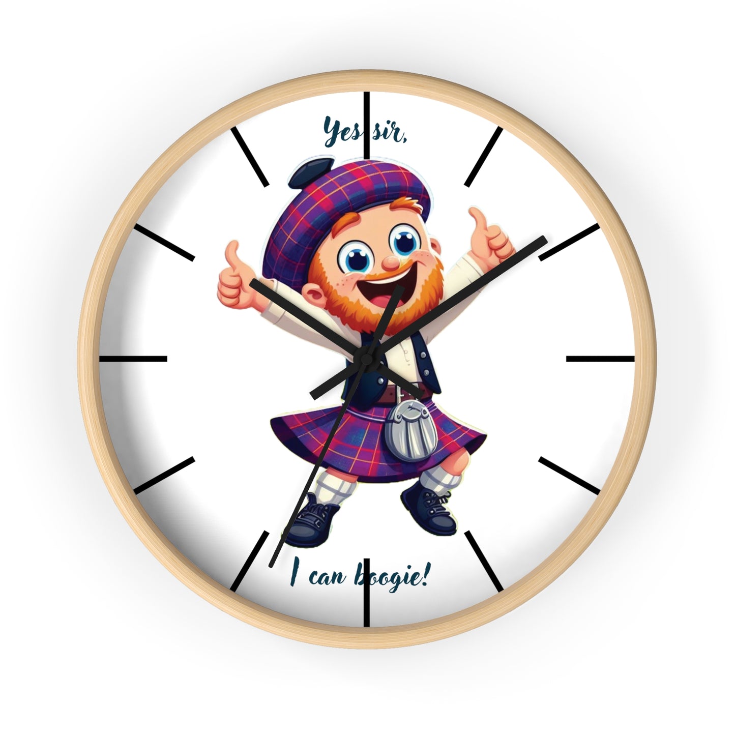 Scotland Can Boogie Wall Clock