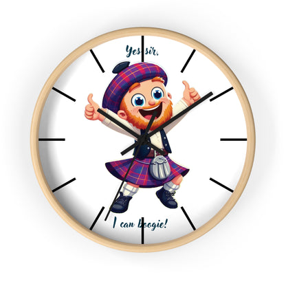 Scotland Can Boogie Wall Clock