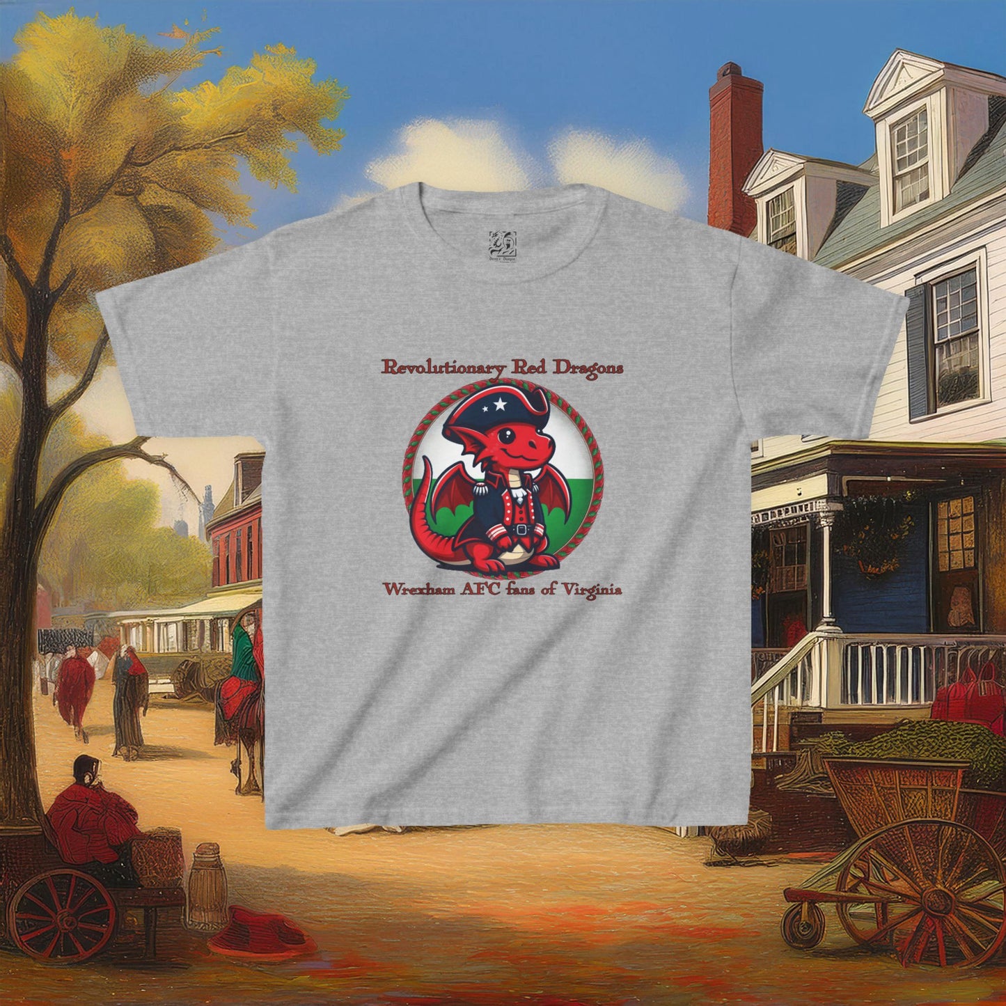 Mini Revolutionary Red Dragons Kids Tee