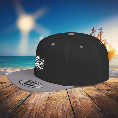 Jolly Roger Flat Bill Snapback