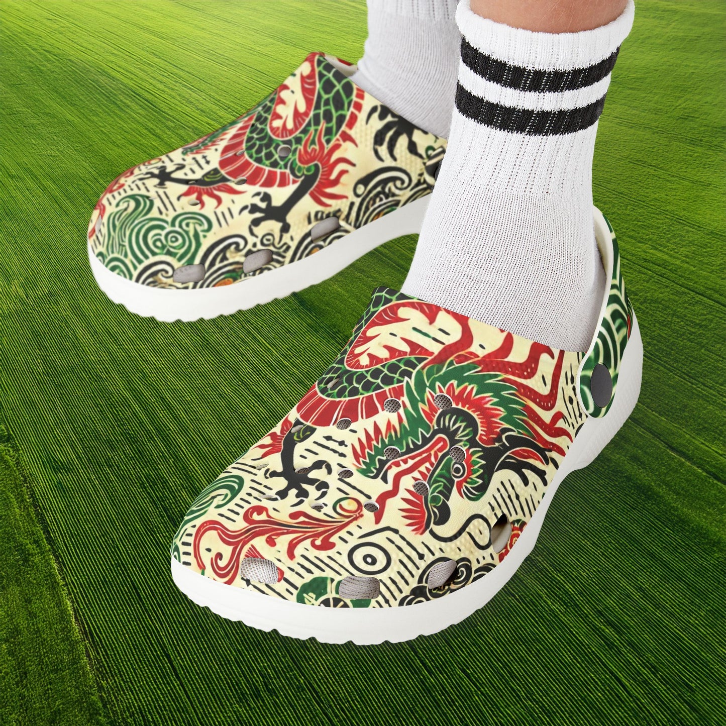 Dragon Dance Kid's Foam Clogs
