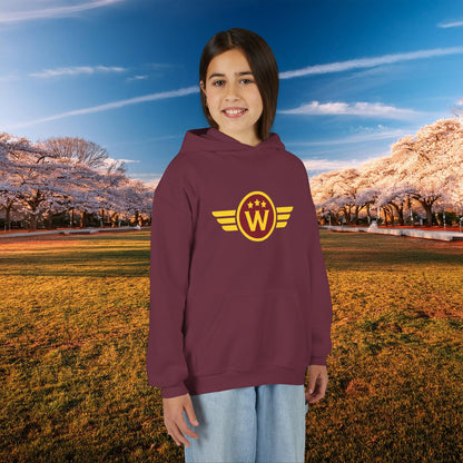 Washington DC Football Logo Youth Hoodie