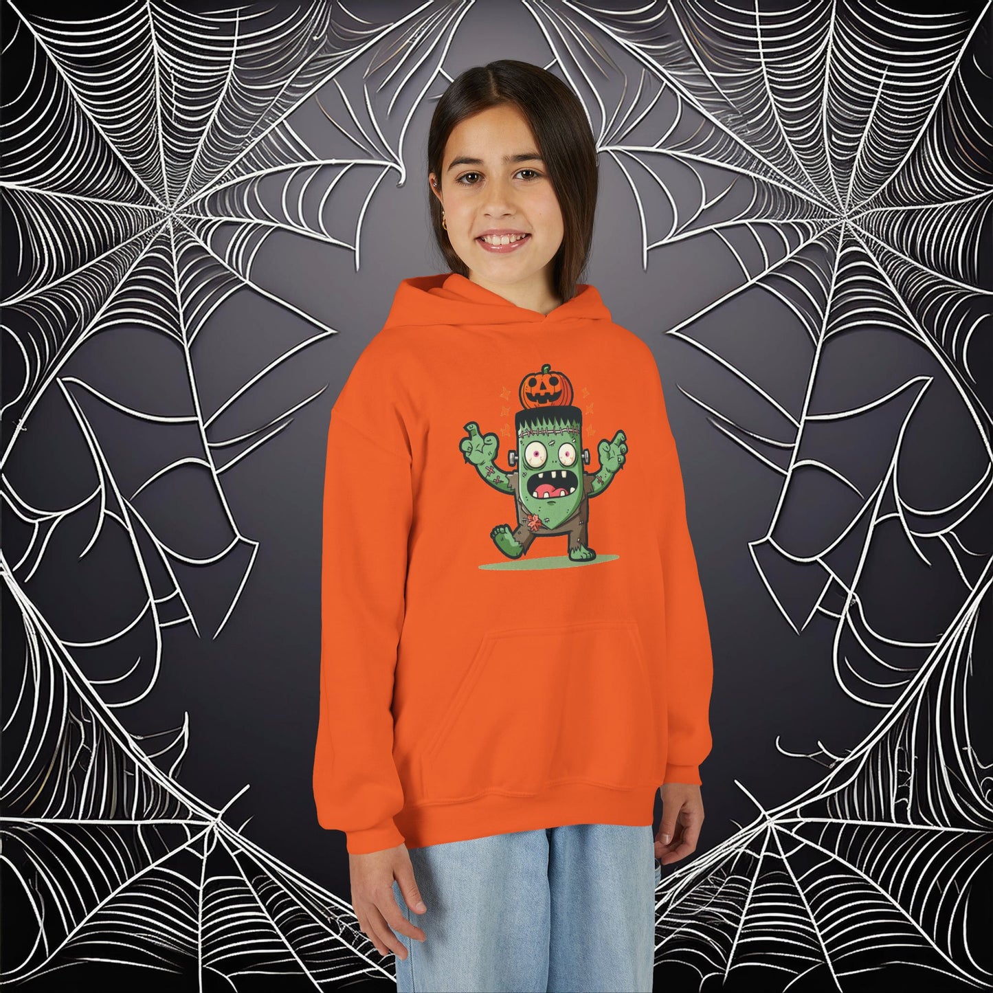 Little Frankenstein's Monster Youth Hoodie