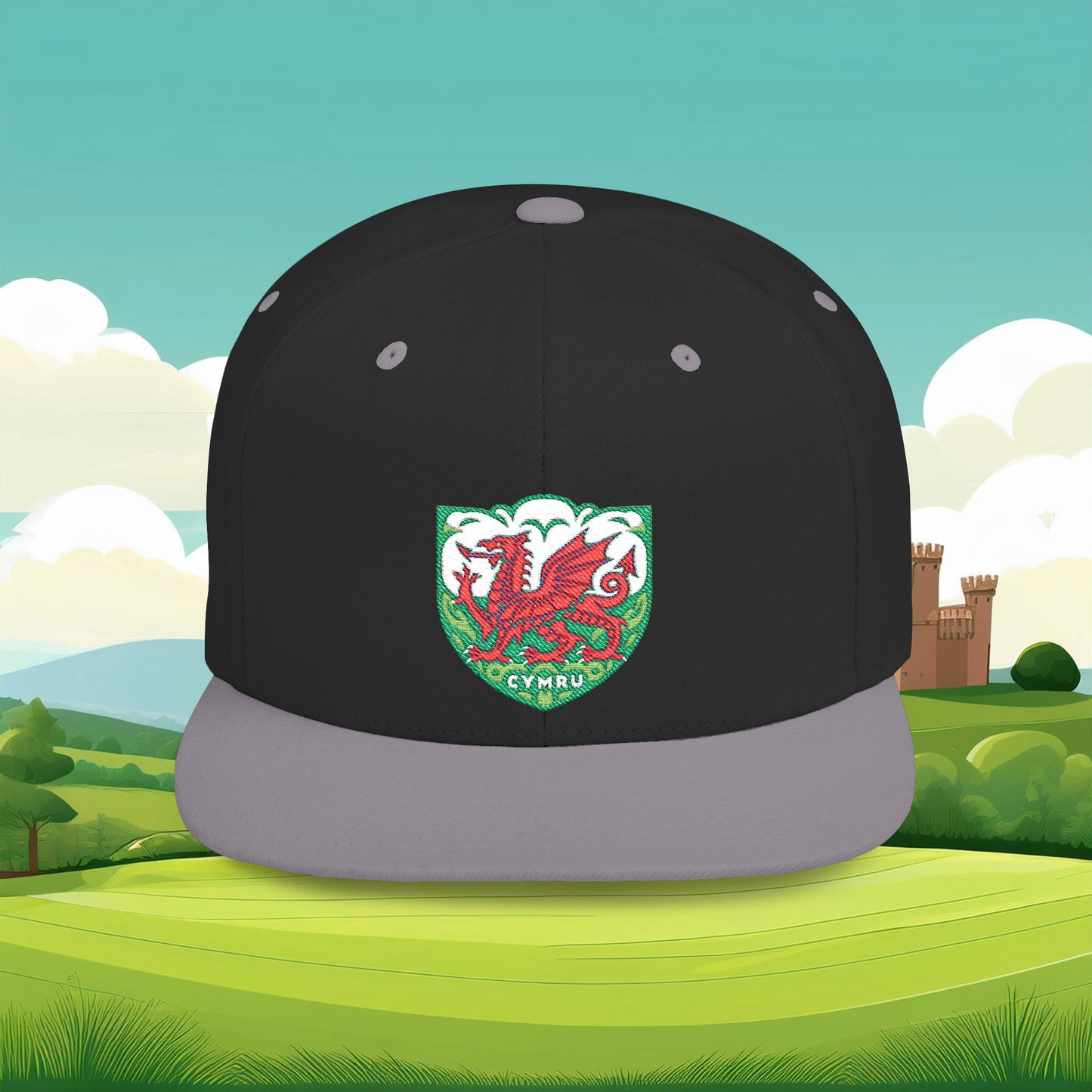 The Cymru Flat Bill Snapback