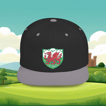 The Cymru Flat Bill Snapback