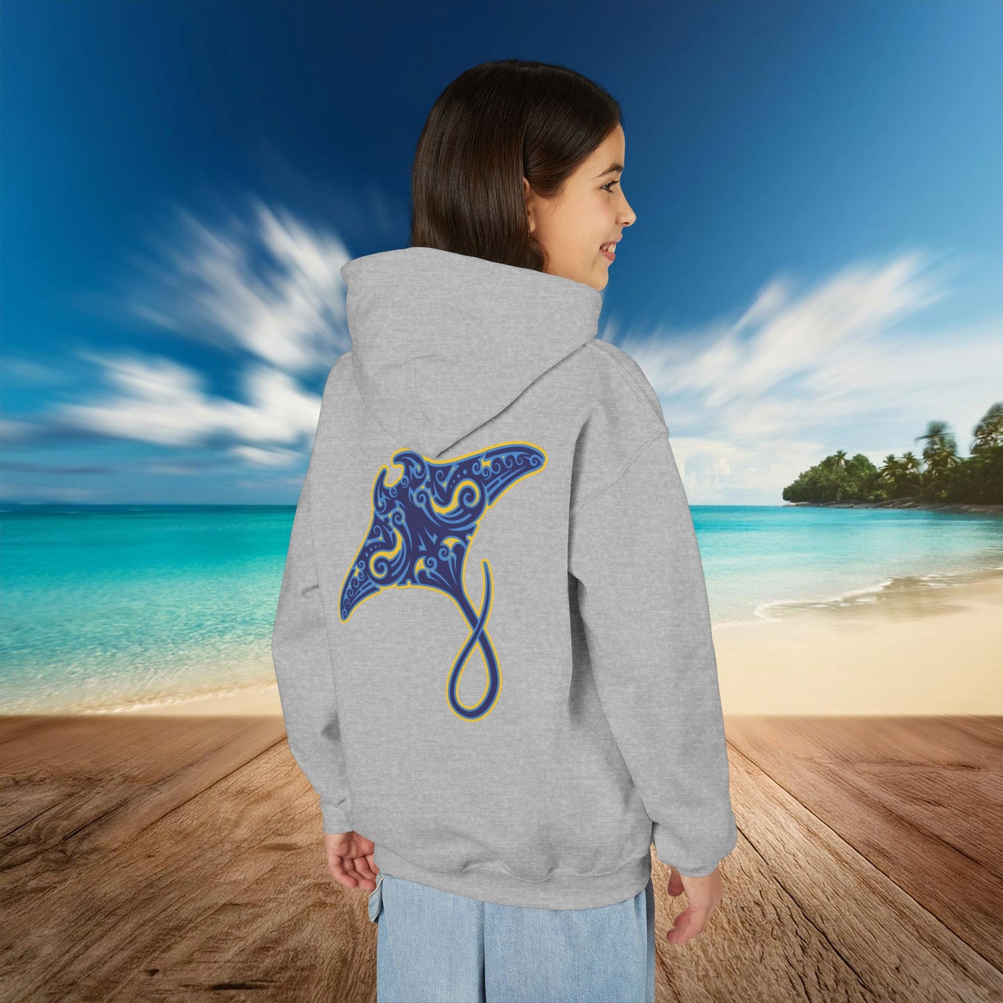 Manta Ray Youth Hoodie