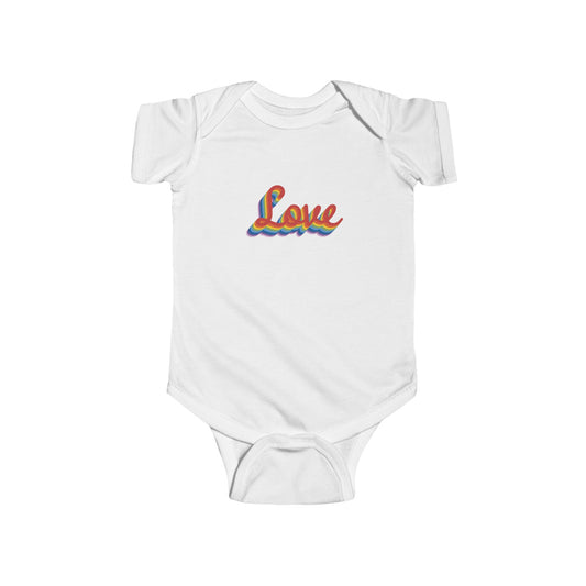 Rainbow Love Infant Bodysuit