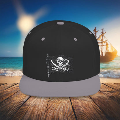 Jolly Roger Flat Bill Snapback