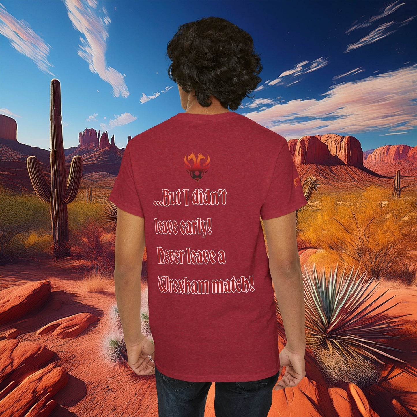 PHX Reds "Never Leave A Wrexham Match" Tee