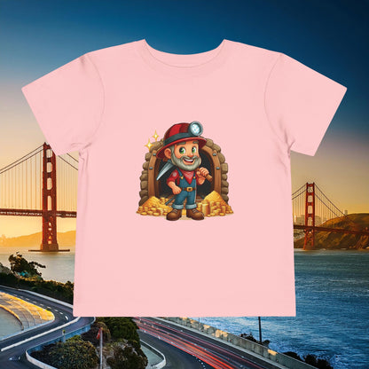 San Francisco Football Cartoon Miner Toddler Tee