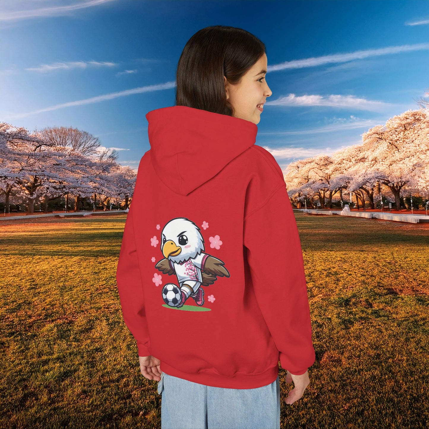 DC United Cherry Blossom Youth Hoodie