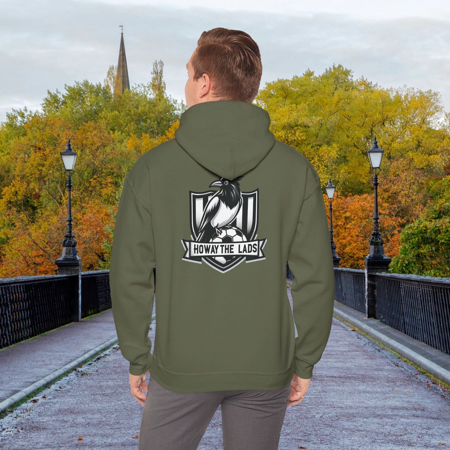 Newcastle United NUFC Crest Howay the Lads Hoodie