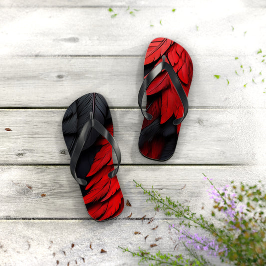 DC United Feather Flip Flops