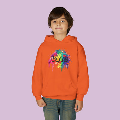 Love Color Bomb Youth Hoodie
