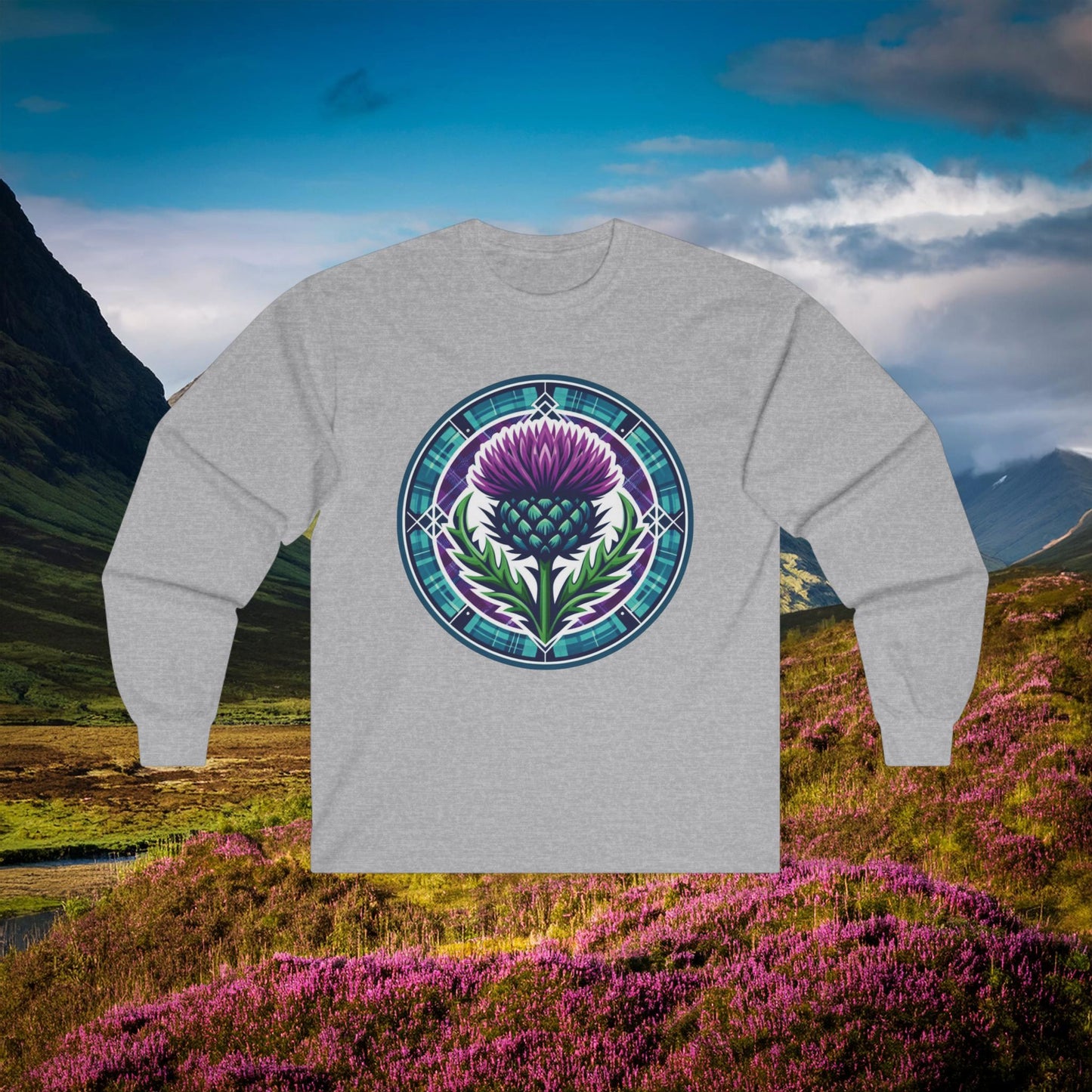 Scottish Thistle Long Sleeve Tee